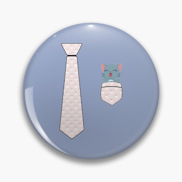 Item preview, Pocket Cat and Necktie. funny kitty kittens lover cute adorable neko meow nyaa purr pawsome joke kaw designed and sold by LemonMuMu.