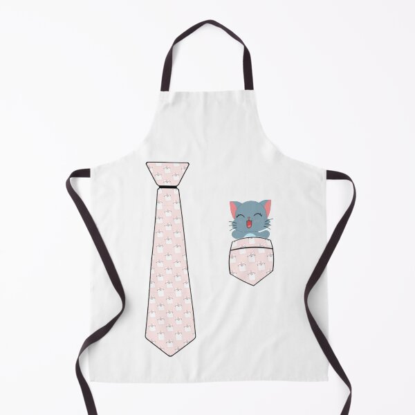 Item preview, Pocket Cat and Necktie. funny kitty kittens lover cute adorable neko meow nyaa purr pawsome joke kaw designed and sold by LemonMuMu.