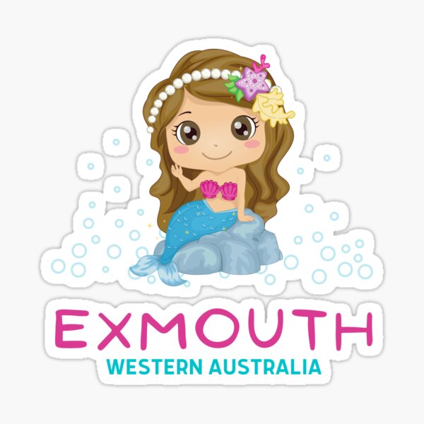 Item preview, Mermaid - Exmouth WA designed and sold by mellymoo-aus.