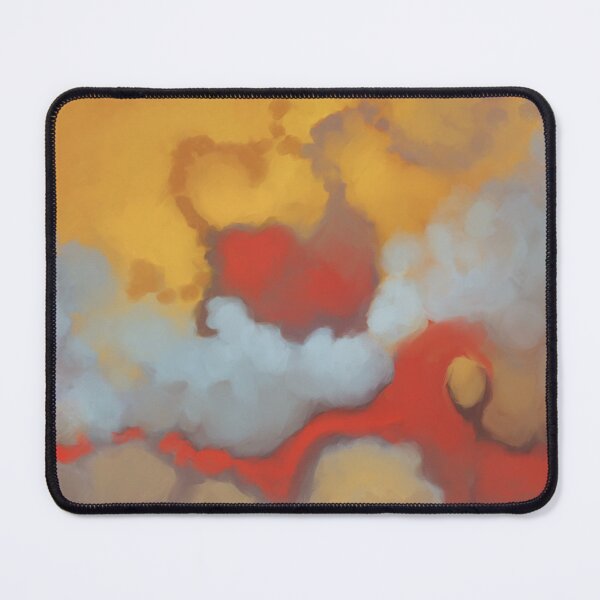 Artikelvorschau, Abstract, contemporary, painting, pattern, red, ochre, light grey entworfen und verkauft von Svitac.