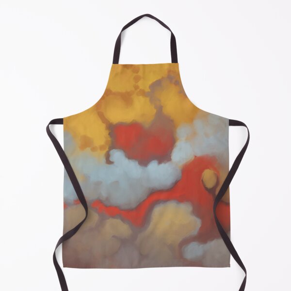 Artikelvorschau, Abstract, contemporary, painting, pattern, red, ochre, light grey entworfen und verkauft von Svitac.