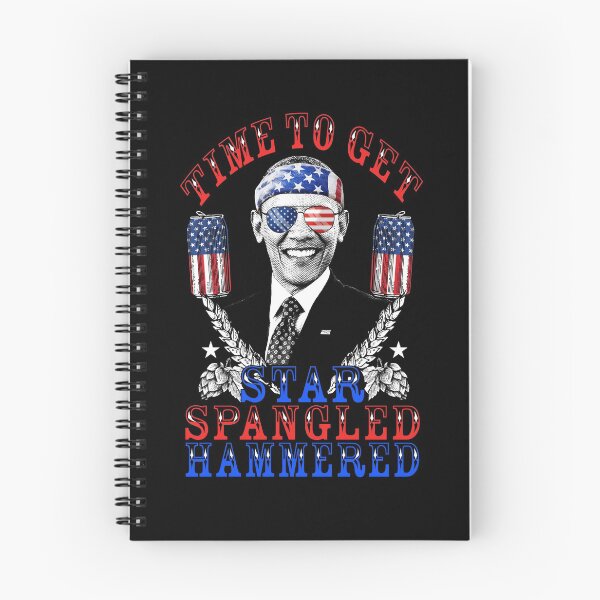 Item preview, Time To Get Star Spangled Hammered 4th Of July Obama Gear designed and sold by DynamicDesign.