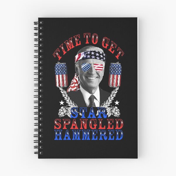 Item preview, Time To Get Star Spangled Hammered 4th Of July Joe Biden Gear designed and sold by DynamicDesign.