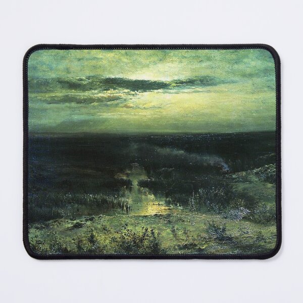 Artikelvorschau, Moonlight night Swamp (Лунная ночь Болото) - Alexei Savrasov entworfen und verkauft von Vintage Designs +.