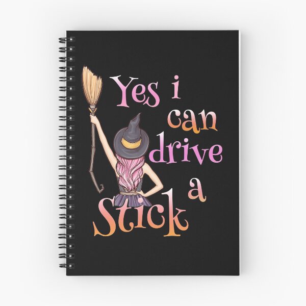 Item preview, Yes I Can Drive a Stick Halloween Witch Stick Broom designed and sold by BF-Designs.