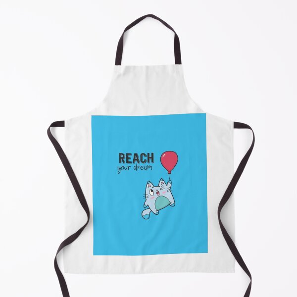 Item preview, Reach Your Dream Floating Kittie Graphic designed and sold by LemonMuMu.