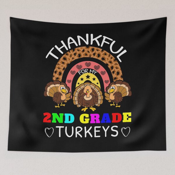 Item preview, Thankful For My 2nd Grade Turkeys Cute Thanksgiving Teacher designed and sold by THEMADBRUSH.