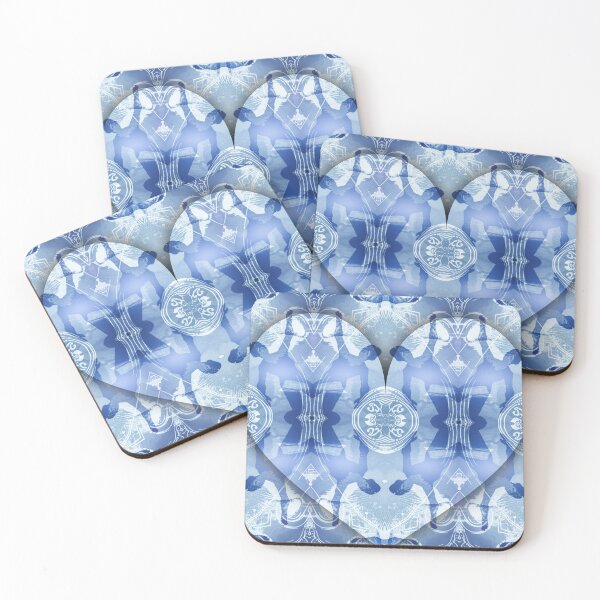 Item preview, Swim Friends Heart Open Water Swim Art Abstract 2 Jenny Meehan  designed and sold by Jenny Meehan Art Prints and Patterns  .
