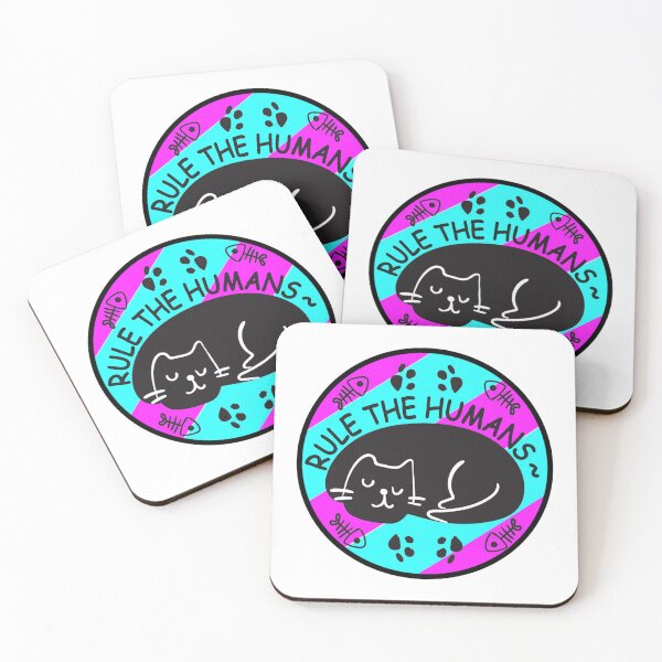 Item preview, Rule The Humans napping cat funny kitty kittens lover cute adorable neko meow nyaa purr pawsome joke designed and sold by LemonMuMu.