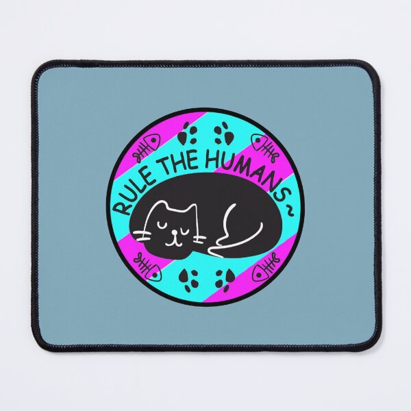 Item preview, Rule The Humans napping cat funny kitty kittens lover cute adorable neko meow nyaa purr pawsome joke designed and sold by LemonMuMu.