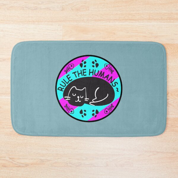 Item preview, Rule The Humans napping cat funny kitty kittens lover cute adorable neko meow nyaa purr pawsome joke designed and sold by LemonMuMu.