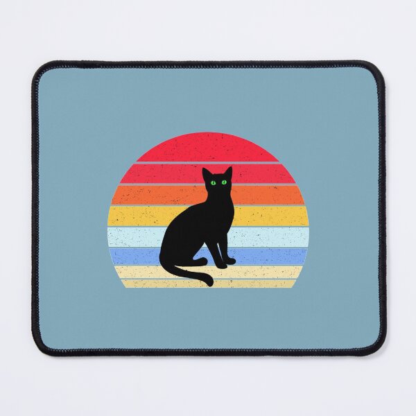 Item preview, Retro vintage black cat    designed and sold by LemonMuMu.