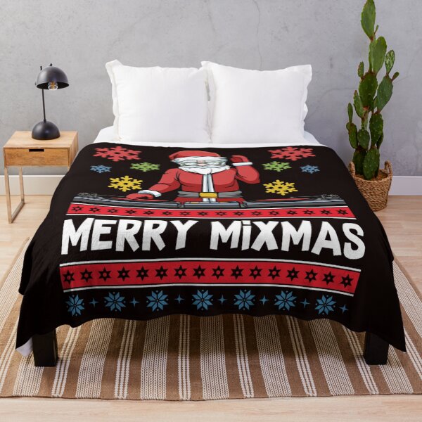 Item preview, Merry Mixmas Santa Funny Christmas Music Producer DJ designed and sold by RoryIves.