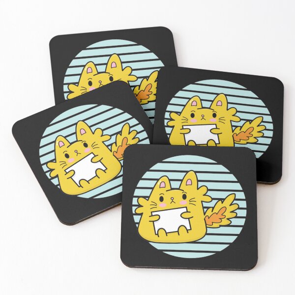 Item preview, Shy Cat Against Yellow Moon   designed and sold by LemonMuMu.
