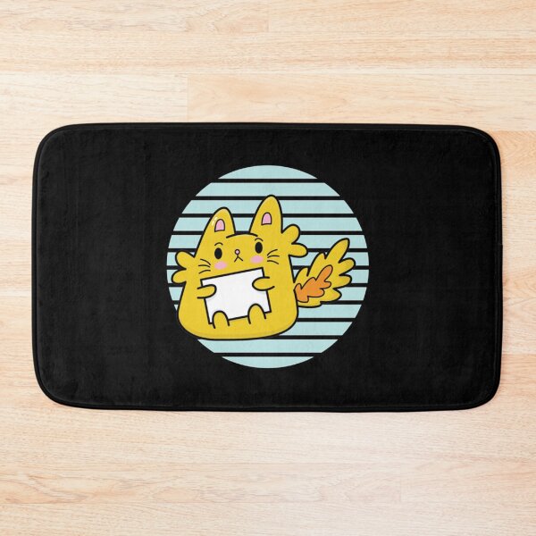 Item preview, Shy Cat Against Yellow Moon   designed and sold by LemonMuMu.