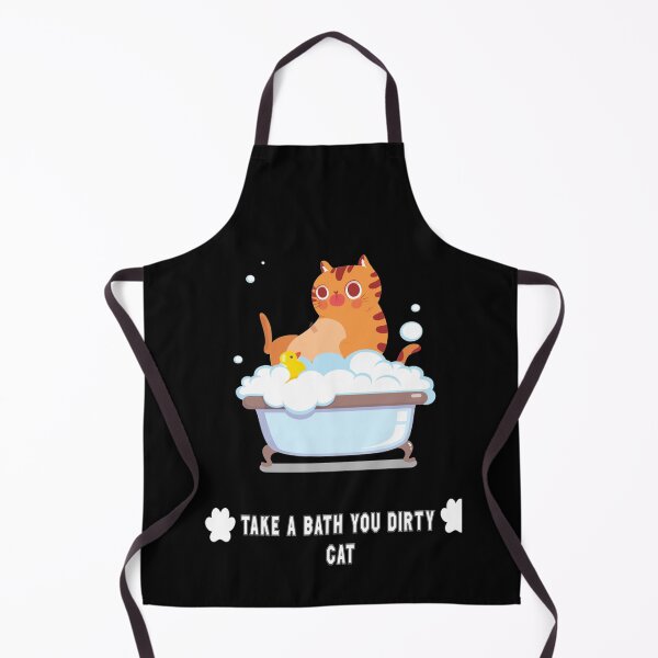 Item preview, TAKE A BATH YOU DIRTY CAT designed and sold by LemonMuMu.