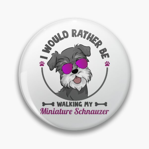 Item preview, I'D RATHER BE WALKING MY MINIATURE SCHNAUZER COLLECTION designed and sold by JRM Tees & More Store.
