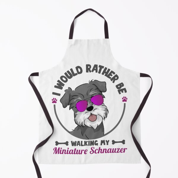 Item preview, I'D RATHER BE WALKING MY MINIATURE SCHNAUZER COLLECTION designed and sold by JRM Tees & More Store.