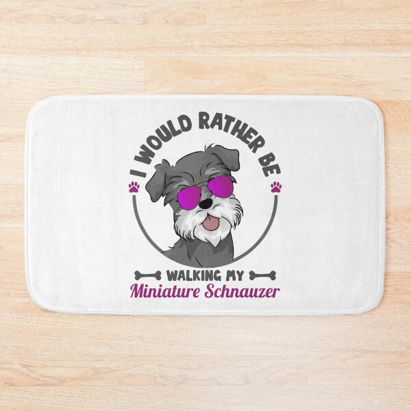 Item preview, I'D RATHER BE WALKING MY MINIATURE SCHNAUZER COLLECTION designed and sold by JRM Tees & More Store.
