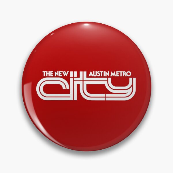 Item preview, Austin Metro City white graphic logo T-shirt designed and sold by RJWautographics.