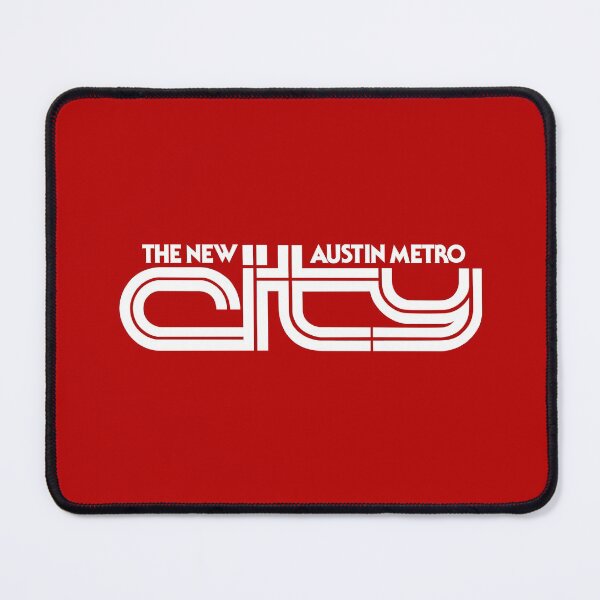 Item preview, Austin Metro City white graphic logo T-shirt designed and sold by RJWautographics.