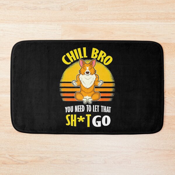 Item preview, Welsh Corgi Yoga Chill Bro   designed and sold by LemonMuMu.