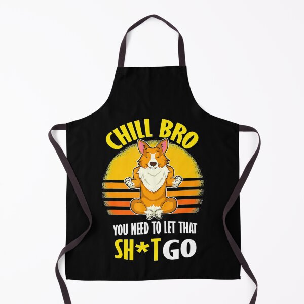 Item preview, Welsh Corgi Yoga Chill Bro designed and sold by LemonMuMu.