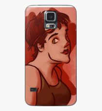 Hazel Eyed Girl with Goggles Case/Skin for Samsung Galaxy