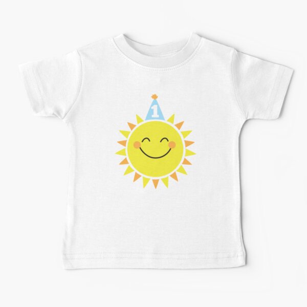 Item preview, Baby First Birthday Cute Happy Smiling Sun Graphic  designed and sold by SeriouslySweet.