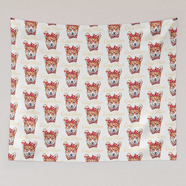 Item preview, Womens Corgi Bandana Dog Mothers Day   designed and sold by LemonMuMu.