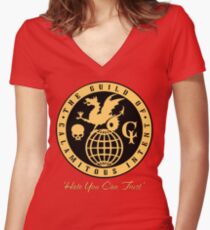 The Venture Brothers - Guild of Calamitous Intent Women's Fitted V-Neck T-Shirt
