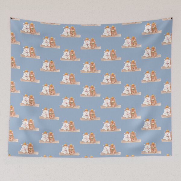 Item preview, Two cute orange cats   designed and sold by LemonMuMu.