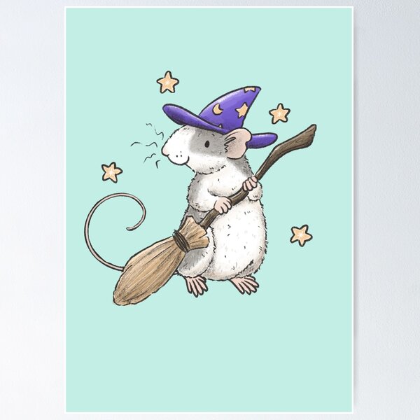 Item preview, Witchy Rat designed and sold by sillybadger.