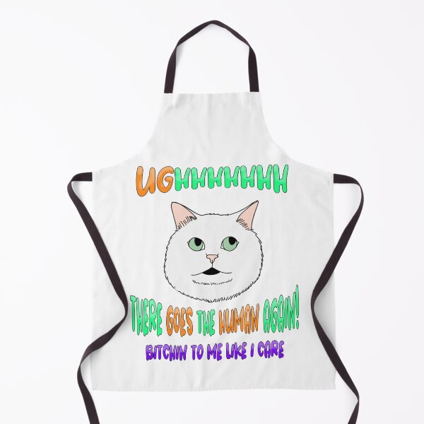 Item preview, UGhHHHHH There Goes The Human Again Bitching To Me Like I Care. eye rolling cat funny kitty kittens designed and sold by LemonMuMu.