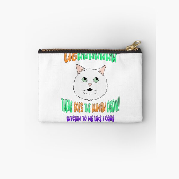 Item preview, UGhHHHHH There Goes The Human Again Bitching To Me Like I Care. eye rolling cat funny kitty kittens  designed and sold by LemonMuMu.