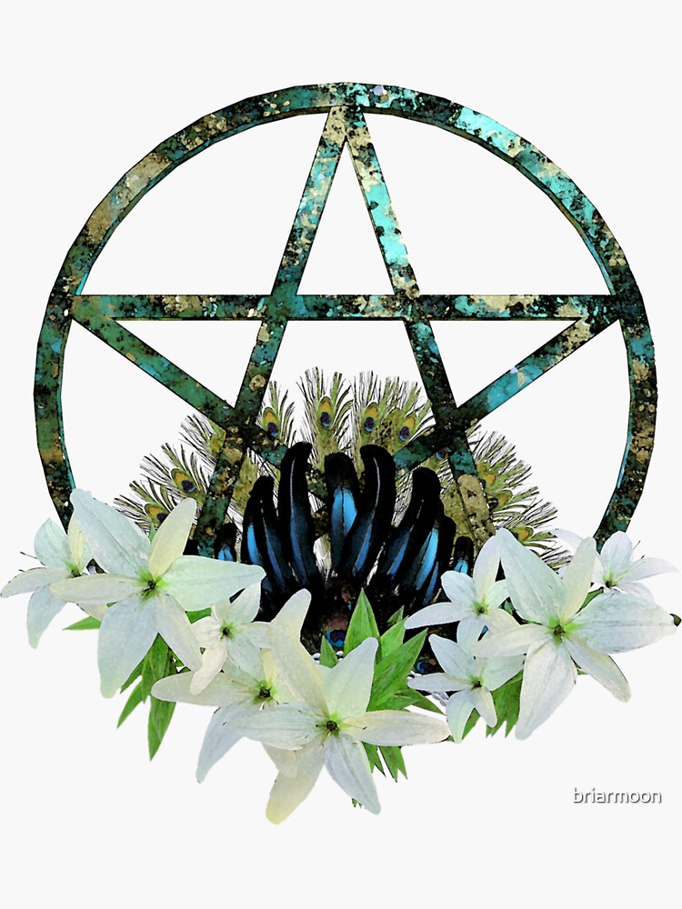 Limited Edition Flowers & Pentacle Collection - Design Five by briarmoon