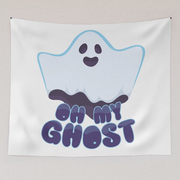 Item preview, Halloween Scary Ghost Spooky Halloween Oh My Ghost designed and sold by StickerbashCo.
