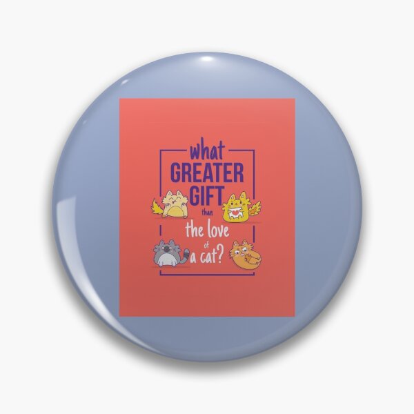 Item preview, What Greater Gift Than The Love of a Cat Graphic  designed and sold by LemonMuMu.