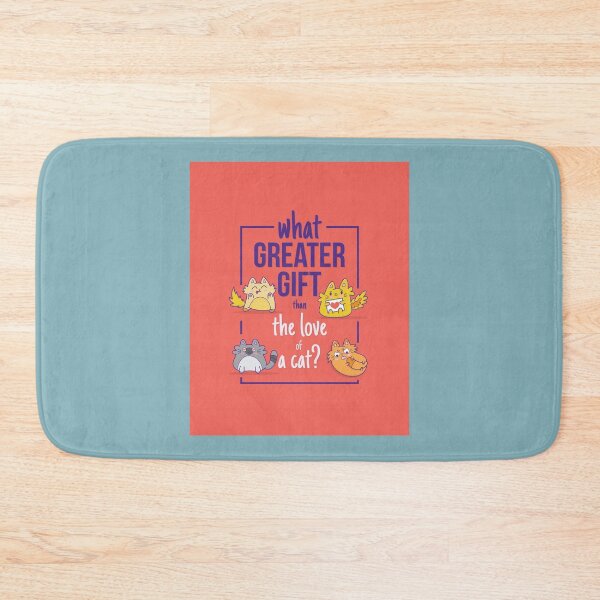 Item preview, What Greater Gift Than The Love of a Cat Graphic  designed and sold by LemonMuMu.