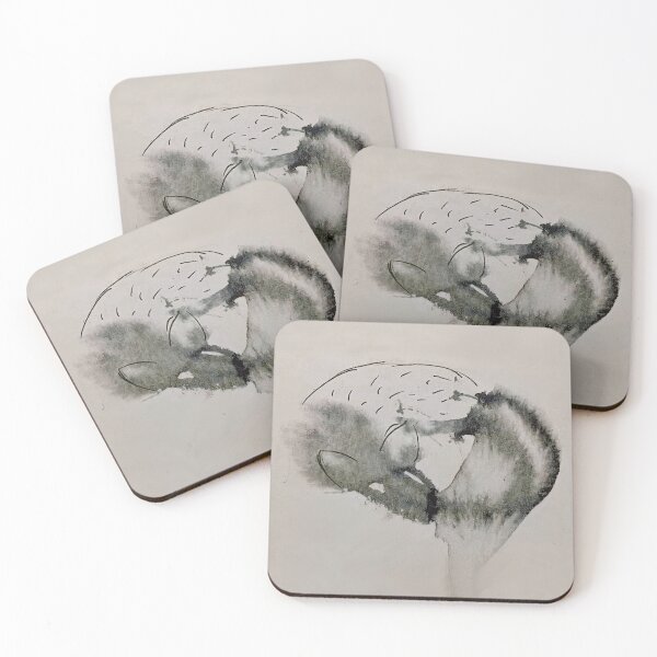Item preview, Sleepy Inky Fox designed and sold by megvcreative.