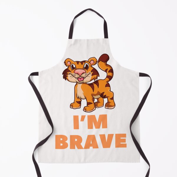Item preview, I’m Brave-Baby Tiger-White Background designed and sold by Trendi61.