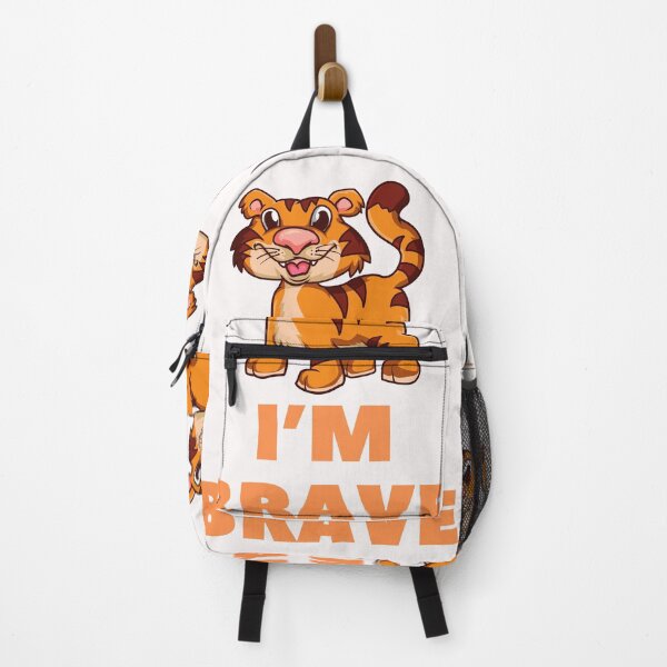 Item preview, I’m Brave-Baby Tiger-White Background designed and sold by Trendi61.