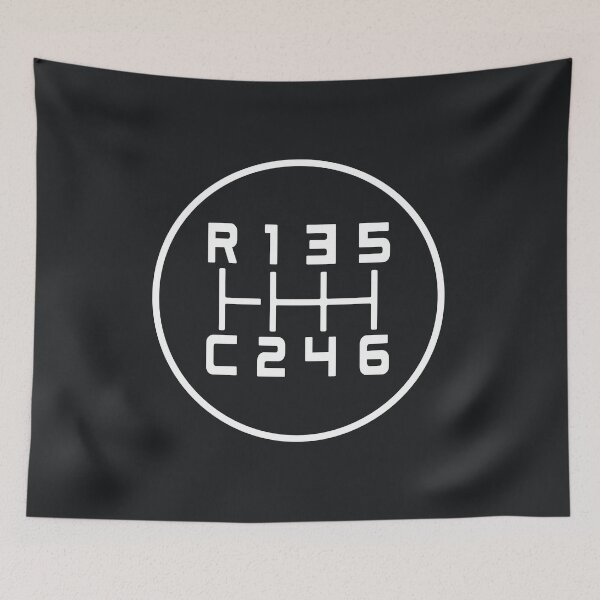 Item preview, U725 Manual Transmission Shift Pattern (outlined) designed and sold by ApexFibers.