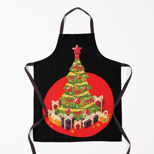Item preview, Hand Drawn Painted Christmas tree with balls illustration designed and sold by Red-ElYoubi.