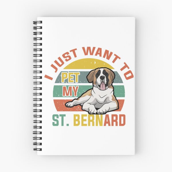 Item preview, I JUST WANT TO PET MY ST. BERNARD COLLECTION designed and sold by JRM Tees & More Store.