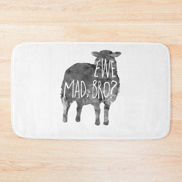 Item preview, EWE mad, bro - Pun Sticker designed and sold by DAVELOCKEY.