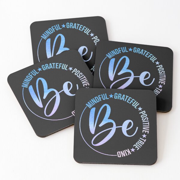 Item preview, Be Mindful Grateful Positive True Kind Inspirational designed and sold by backtrending.
