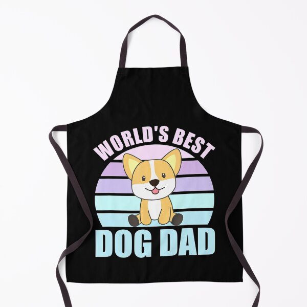Item preview, Worlds Best Dog Dad Dog Corgi Vintage Retro Sunset designed and sold by LemonMuMu.