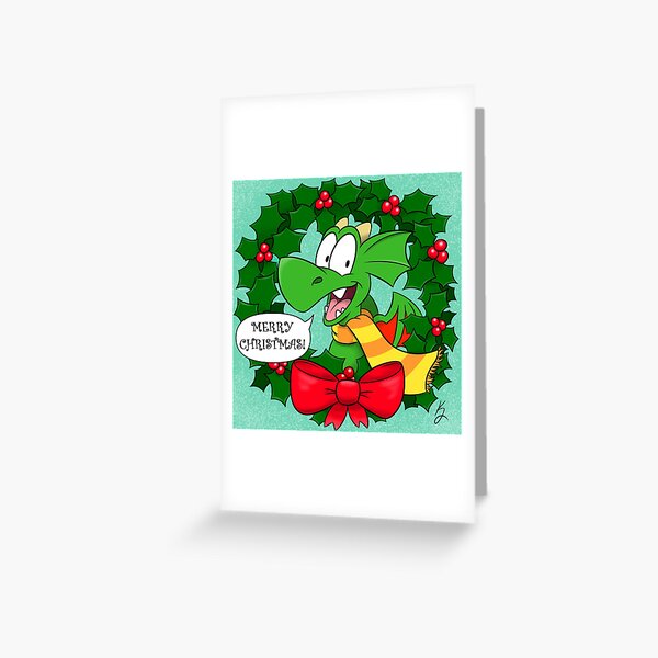 Zookie Christmas Card Greeting Card