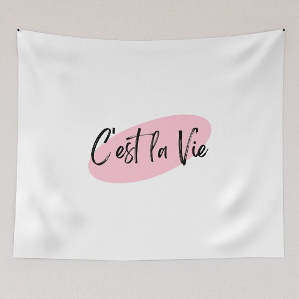 Item preview, C'est la Vie Pink designed and sold by JanesCreations.